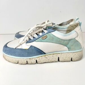 On Foot Spain 955 Sneakers, Size 6, leather & textile lace up, NEW